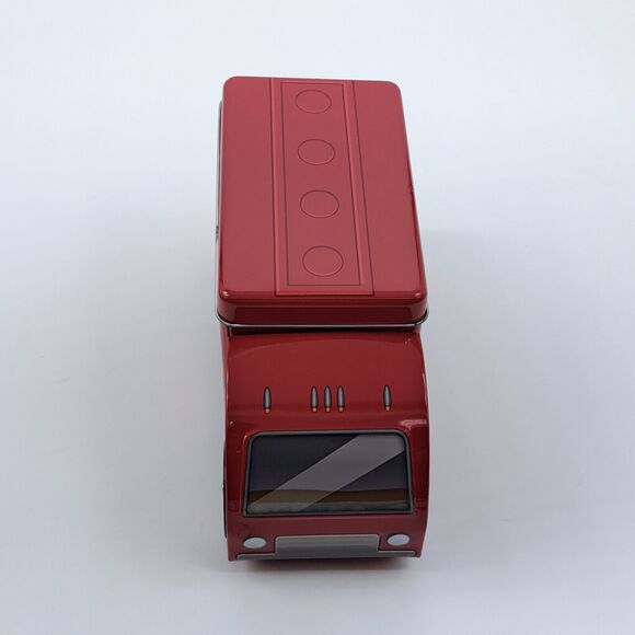 Texaco Chevron Collectible Tanker Rolling Tin Opens Storage Box Red - Picture 5 of 12